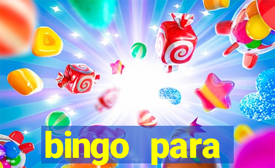 bingo para despedida de solteira para imprimir